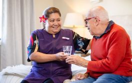 Resident and caregiver