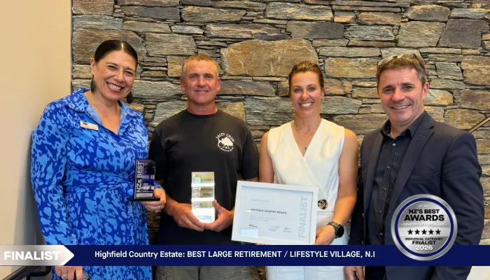 HIGHFIELD COUNTRY ESTATE - Finalist 2026- Best Large Village - North Island