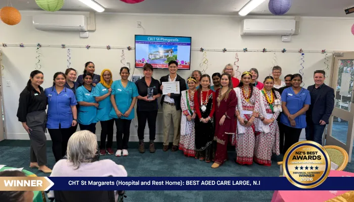 CHT St Margarets (Hospital and Rest Home) - Winner 2026 - Best Large Aged Care - North Island
