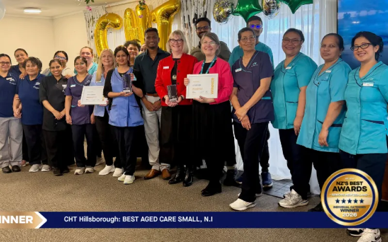 CHT Hillsborough - Winner 2026 - Best Small Aged Care - North Island
