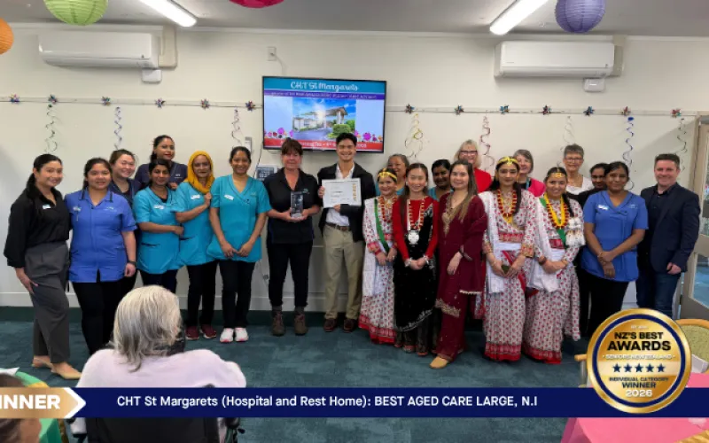 CHT St Margarets (Hospital and Rest Home) - Winner 2026 - Best Large Aged Care - North Island