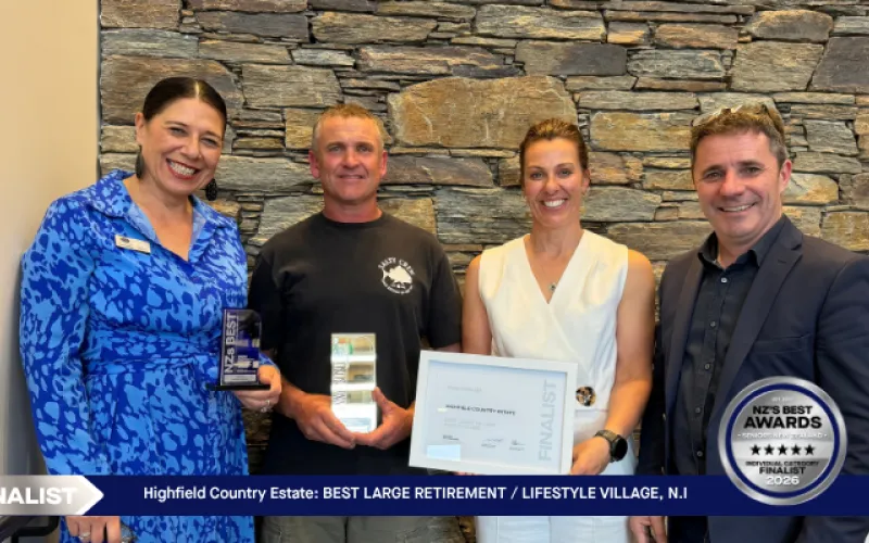 HIGHFIELD COUNTRY ESTATE - Finalist 2026- Best Large Village - North Island