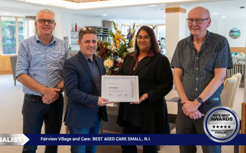 Fairview Village and Care - Finalist 2026 - Best Small Aged Care - North Island