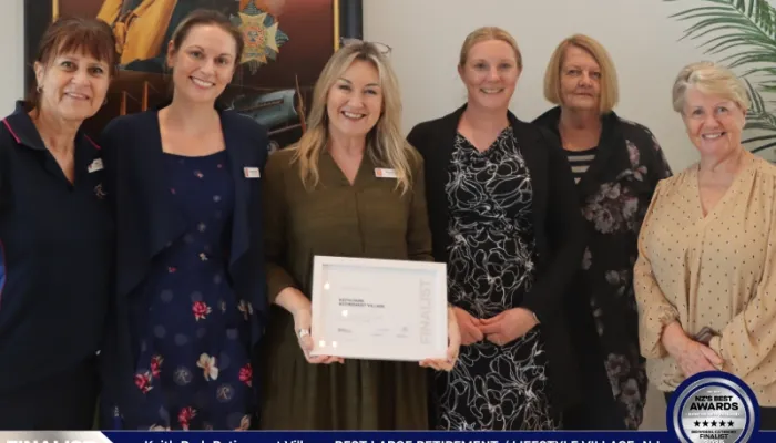 Keith Park Retirement Village Finalist In The 2025 NZ Best Awards
