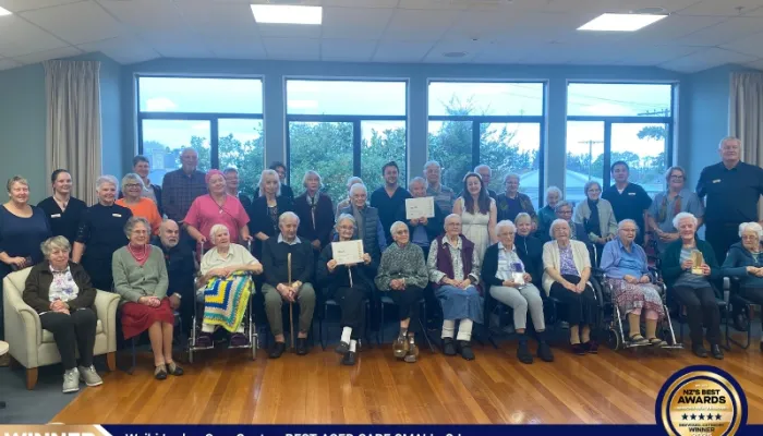 Waihi Lodge Care Centre Winner In The 2025 NZ Best Awards