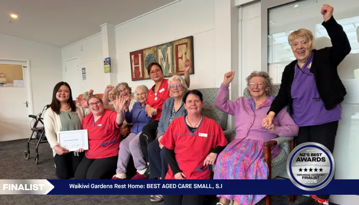Waikiwi Gardens Rest Home - Finalist 2026 - Best Small Aged Care - South Island