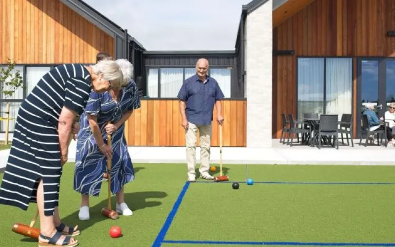 Croquet/Pickleball Court