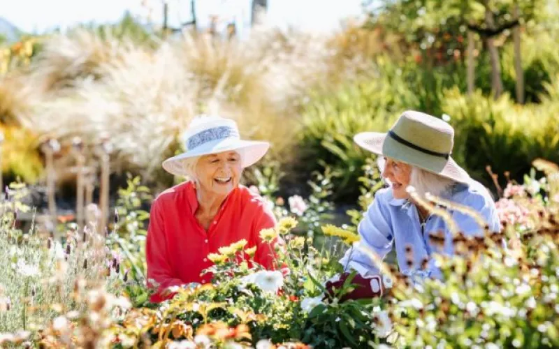 Retirement Village Flower Garden