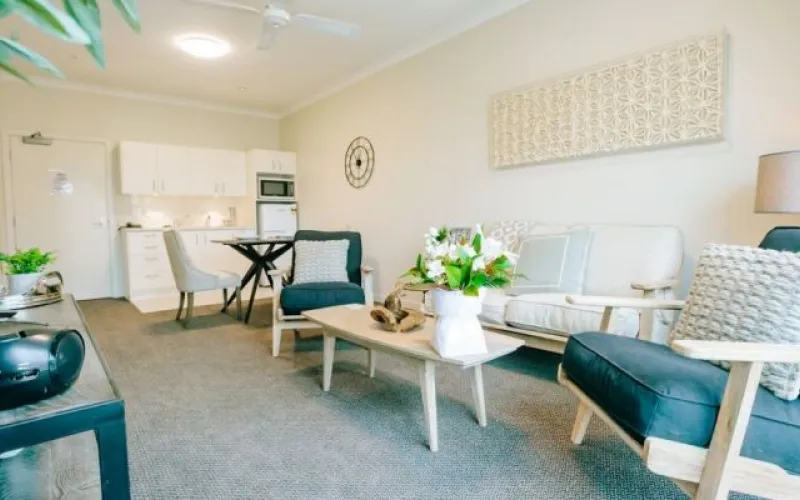 Inside apartment